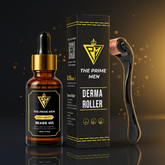 The Prime Men Regular Beard Growth Kit | 30ml Beard Oil + Derma Roller