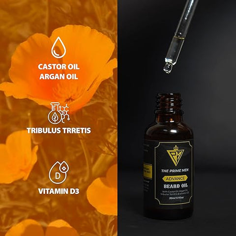 The Prime Men Advance Beard Oil – Strengthen, Nourish & Grow | 30ml