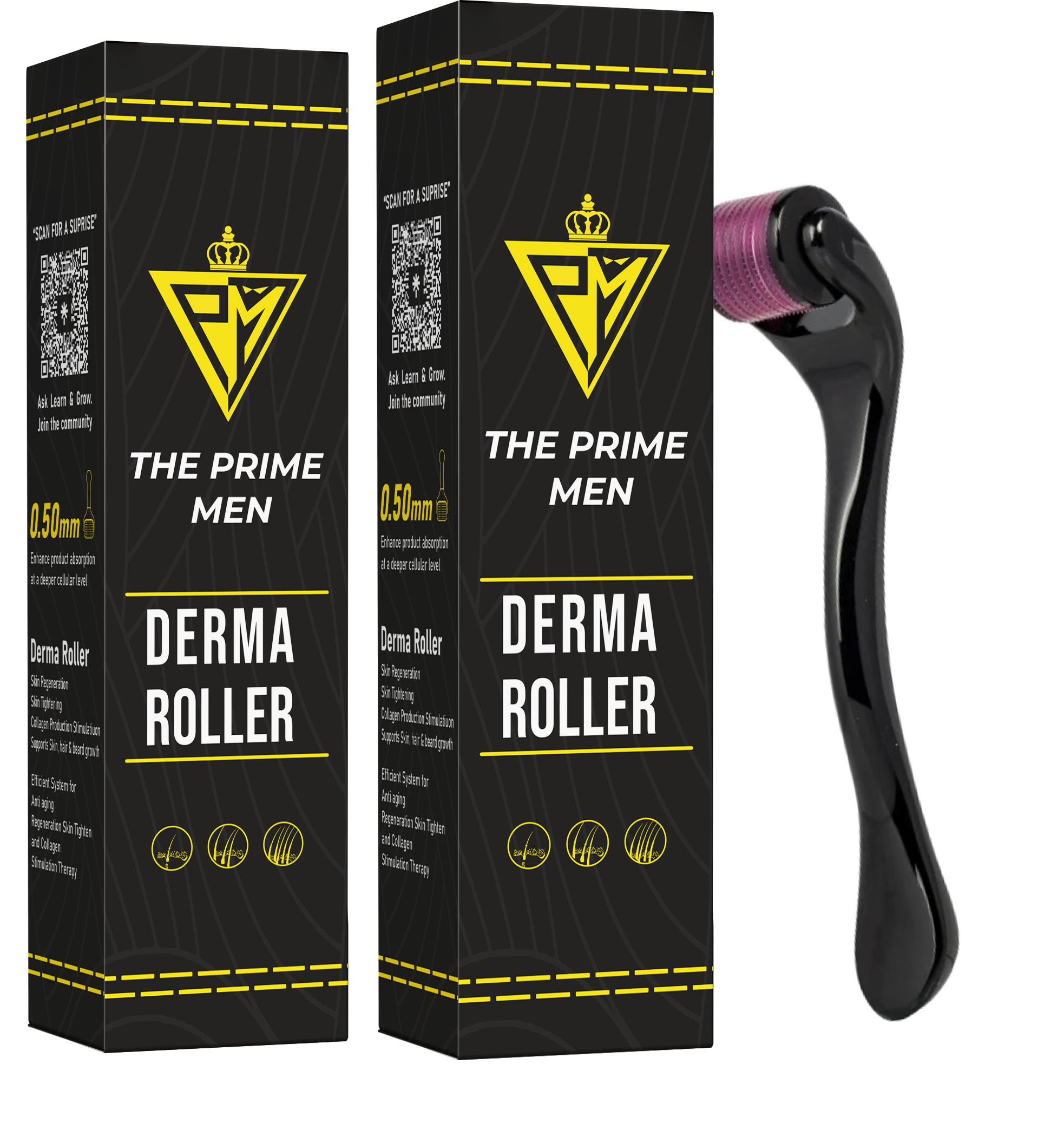 The Prime Men Derma Roller – 0.5mm (Single)