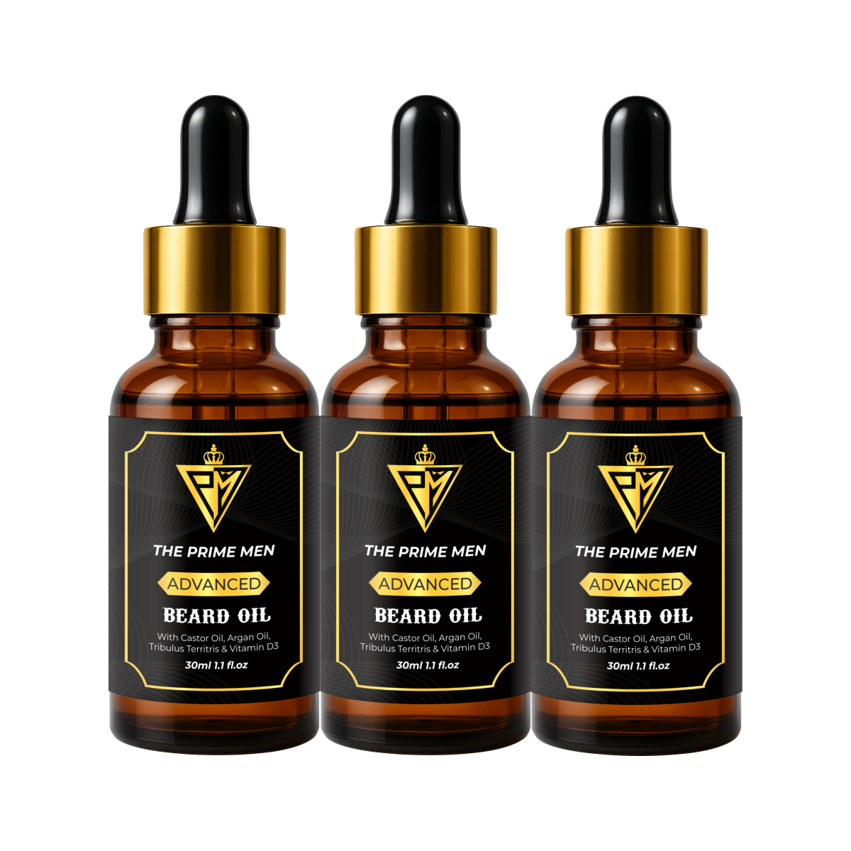 The Prime Men Advance Beard Oil – Strengthen, Nourish & Grow | 30ml