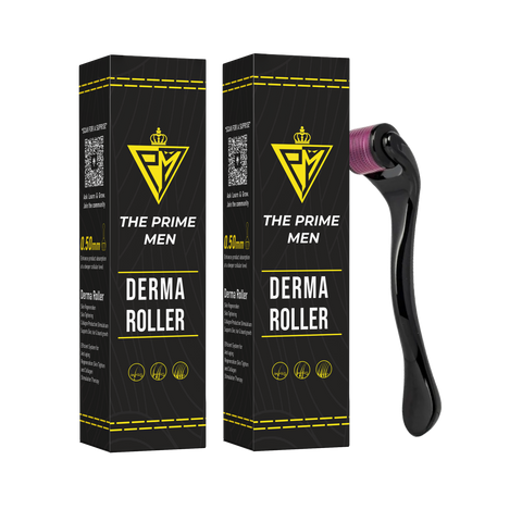 The Prime Men Derma Roller – Pack of 2 (0.5mm x 2)