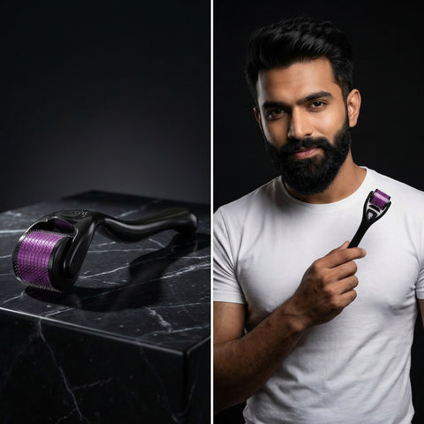 The Prime Men Derma Roller – Pack of 2 (0.5mm x 2)